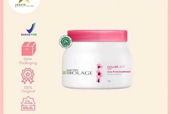 Masker Rambut Menjaga Kilau Warna