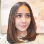 Bob Panjang Dengan Poni Trendi