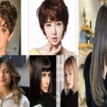 Gaya Rambut Keriting Modern Wajah Oval